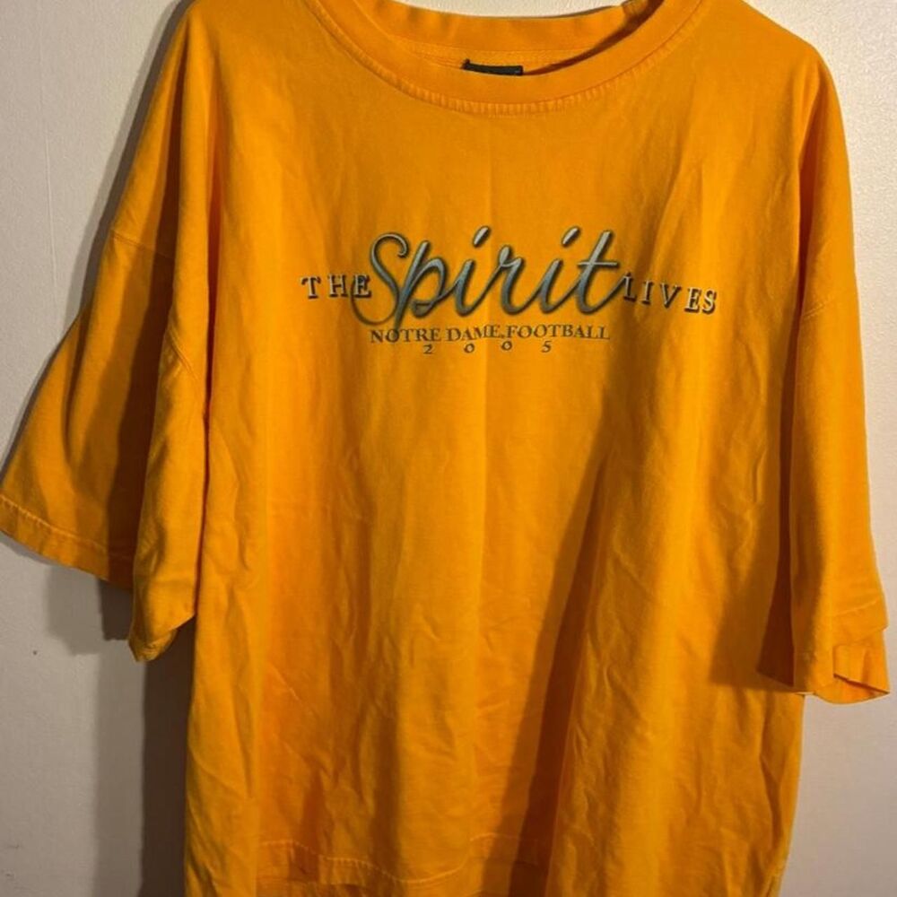 Unbranded Men's Yellow and Orange T-shirt